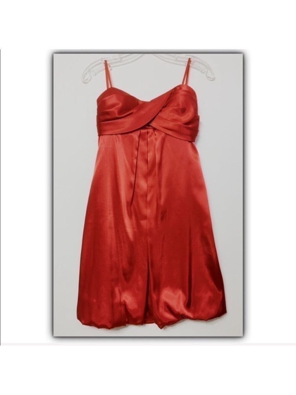 Jump Apparel by Wendye Chaitin strapless satin dress size 6